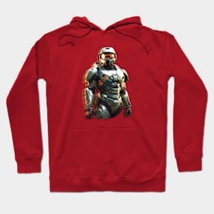 Robot warrior design Hoodie